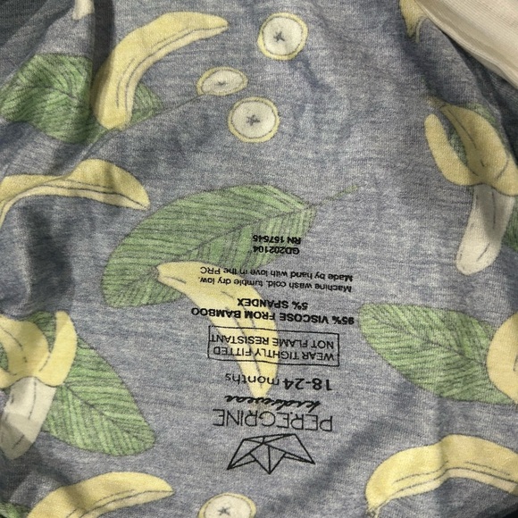 NWT PEREGRINE KIDSWEAR 18M - 24M Bamboo Footed Sleeper, Go Bananas Onesie pjs - Picture 3 of 4